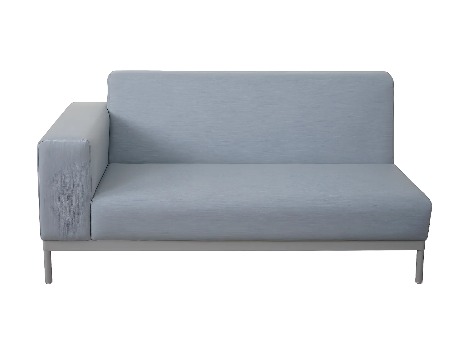 Hoekbank MCW-C47 met opbergruimte,  blauw zonder plank