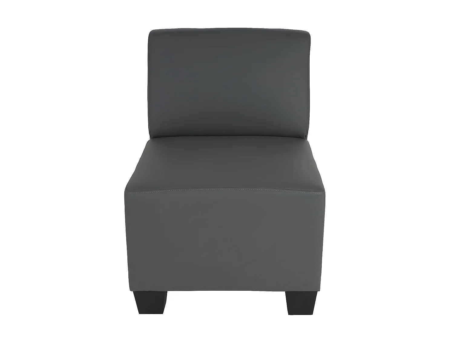 Canapé 4 places Moncalieri,  gris foncé