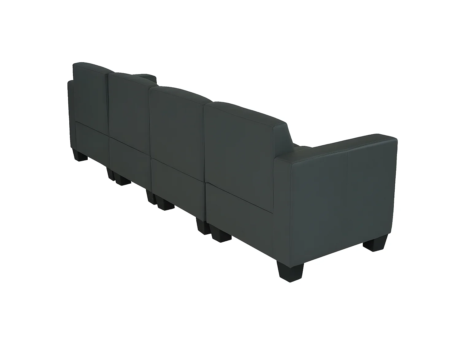 4-zitsbank Moncalieri,  donkergrijs