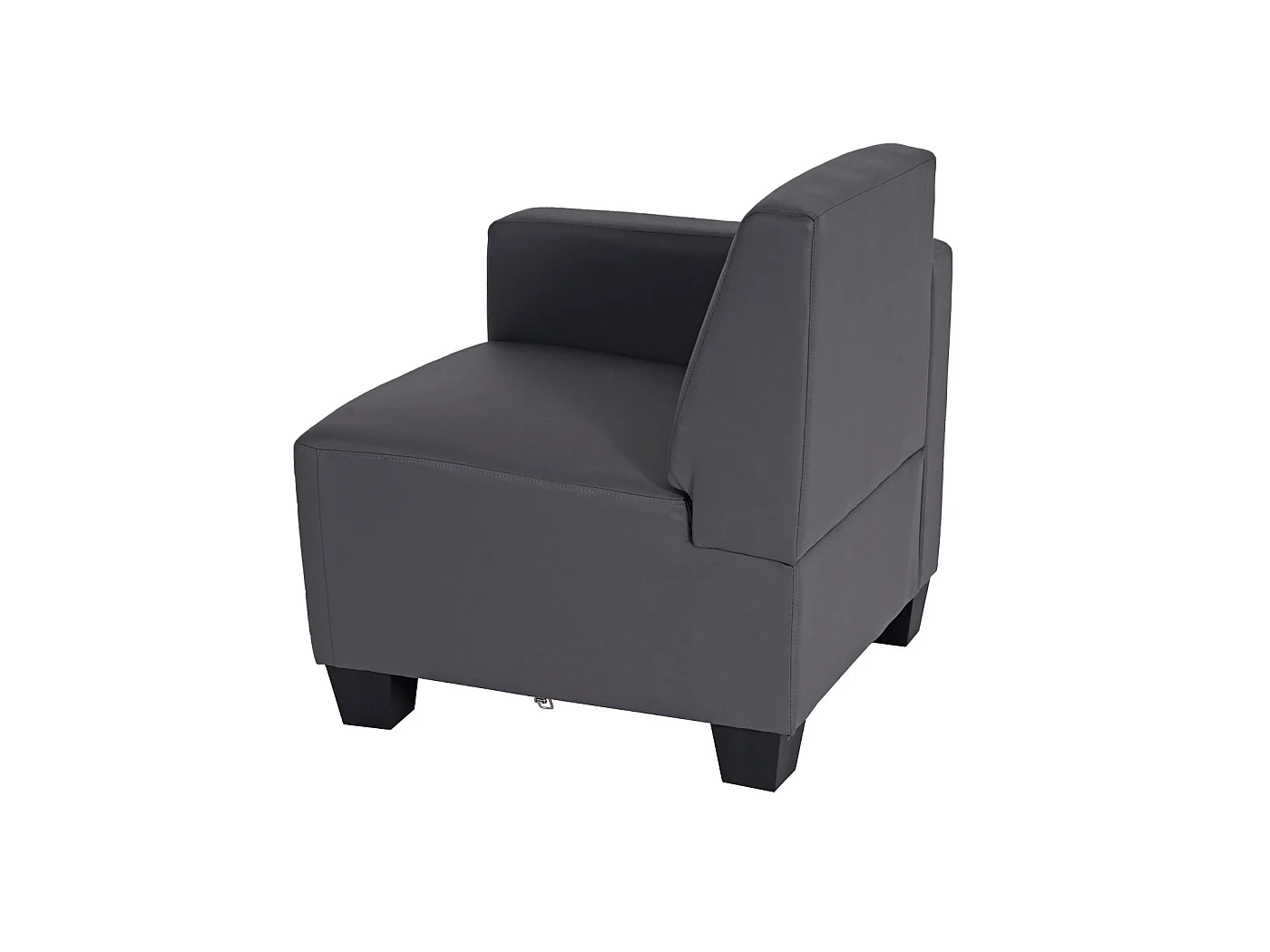 4-zitsbank Moncalieri,  donkergrijs