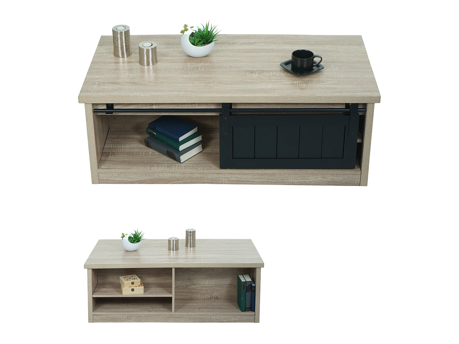 Sofabord MCW-K75,  naturfarvet