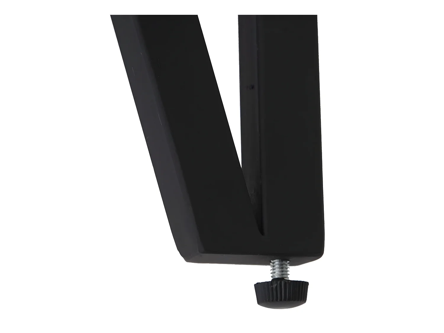 Table basse Genk T574,  chêne marron, pieds métalliques