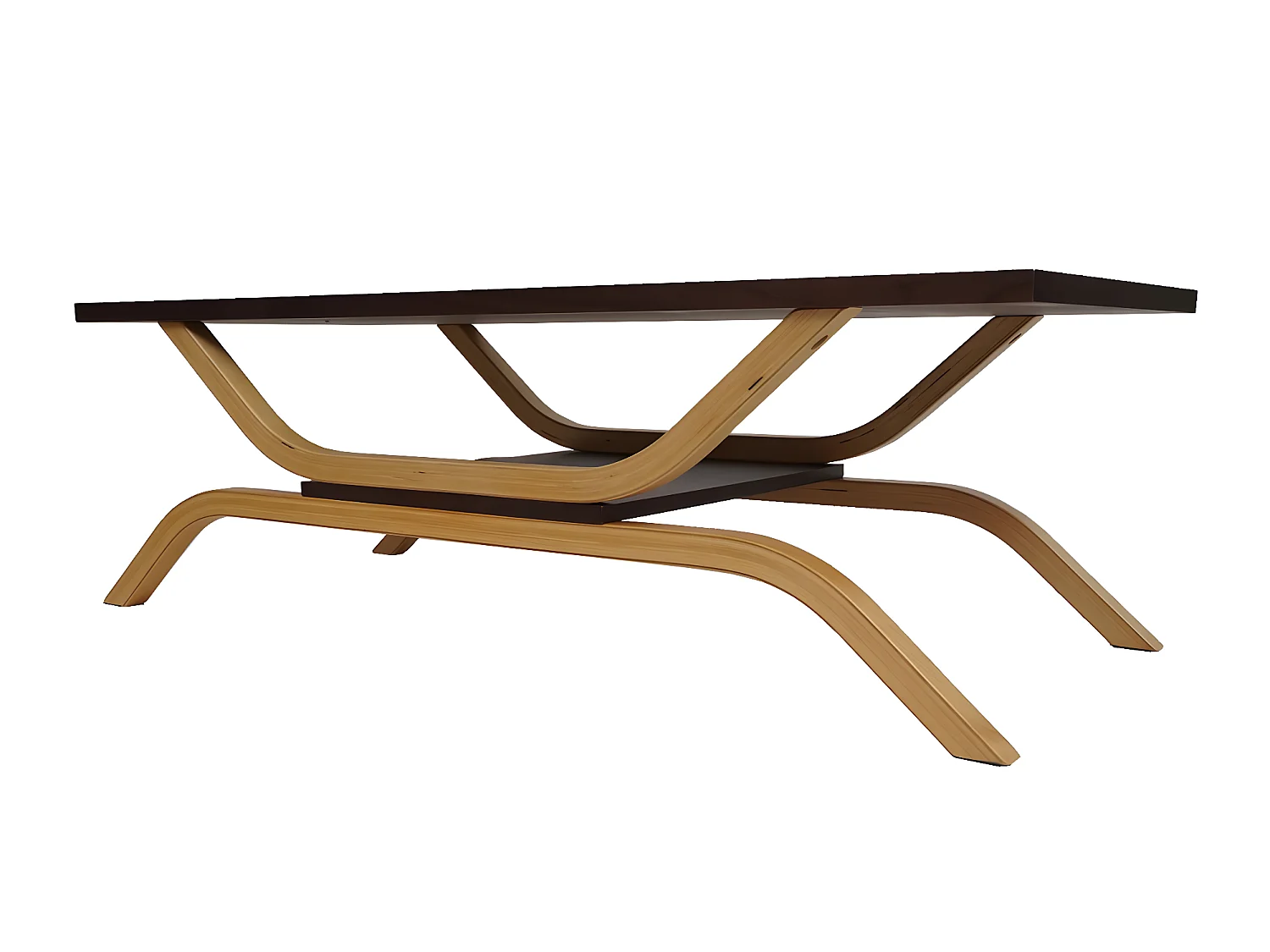 Table basse MCW-H38,  aspect chêne