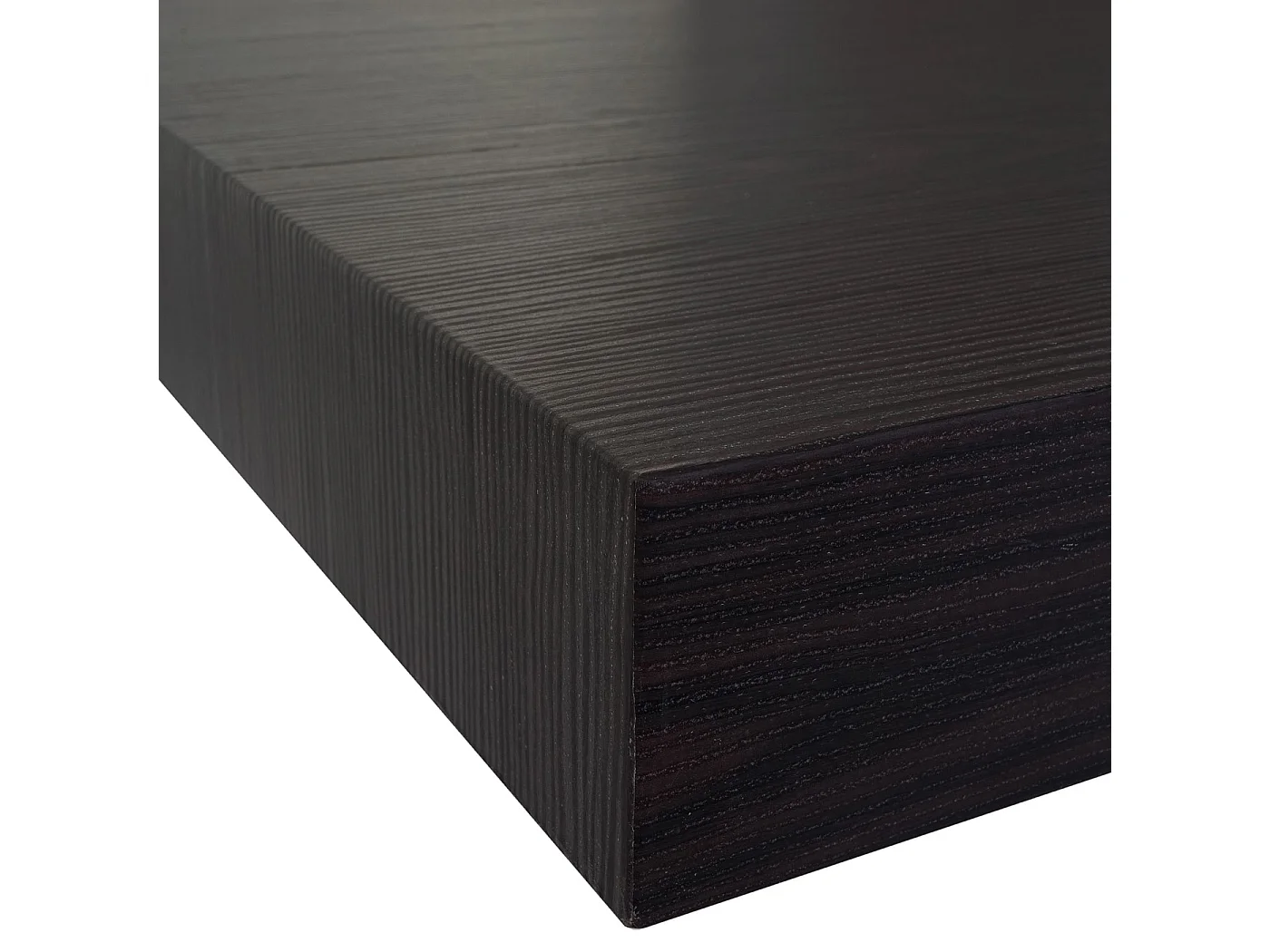 Stolik kawowy Genk T576,  Wenge, ciemne metalowe nogi