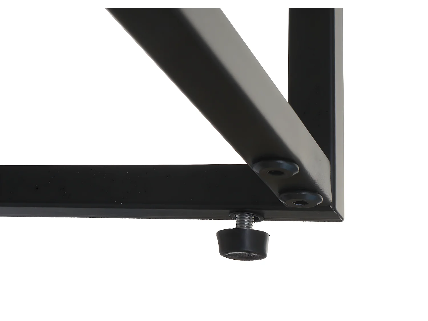 Tavolino salotto divano caffè decorativo da interno MCW-K71 legno 46x110x60cm grigio scuro