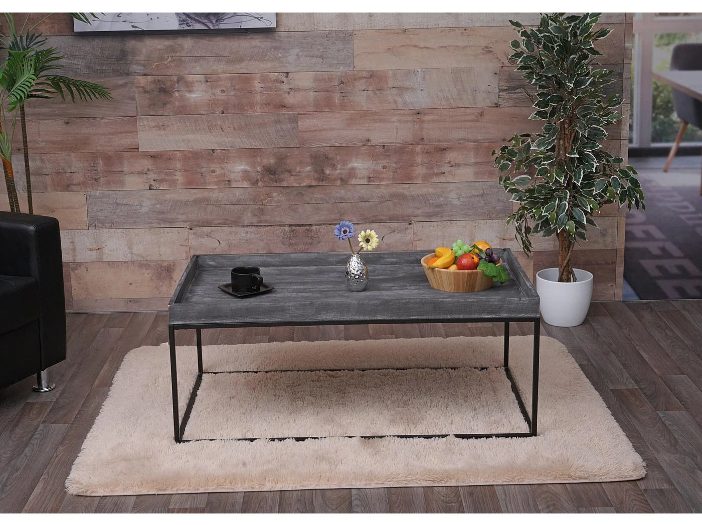 Stolik kawowy MCW-K71,  ciemnoszary