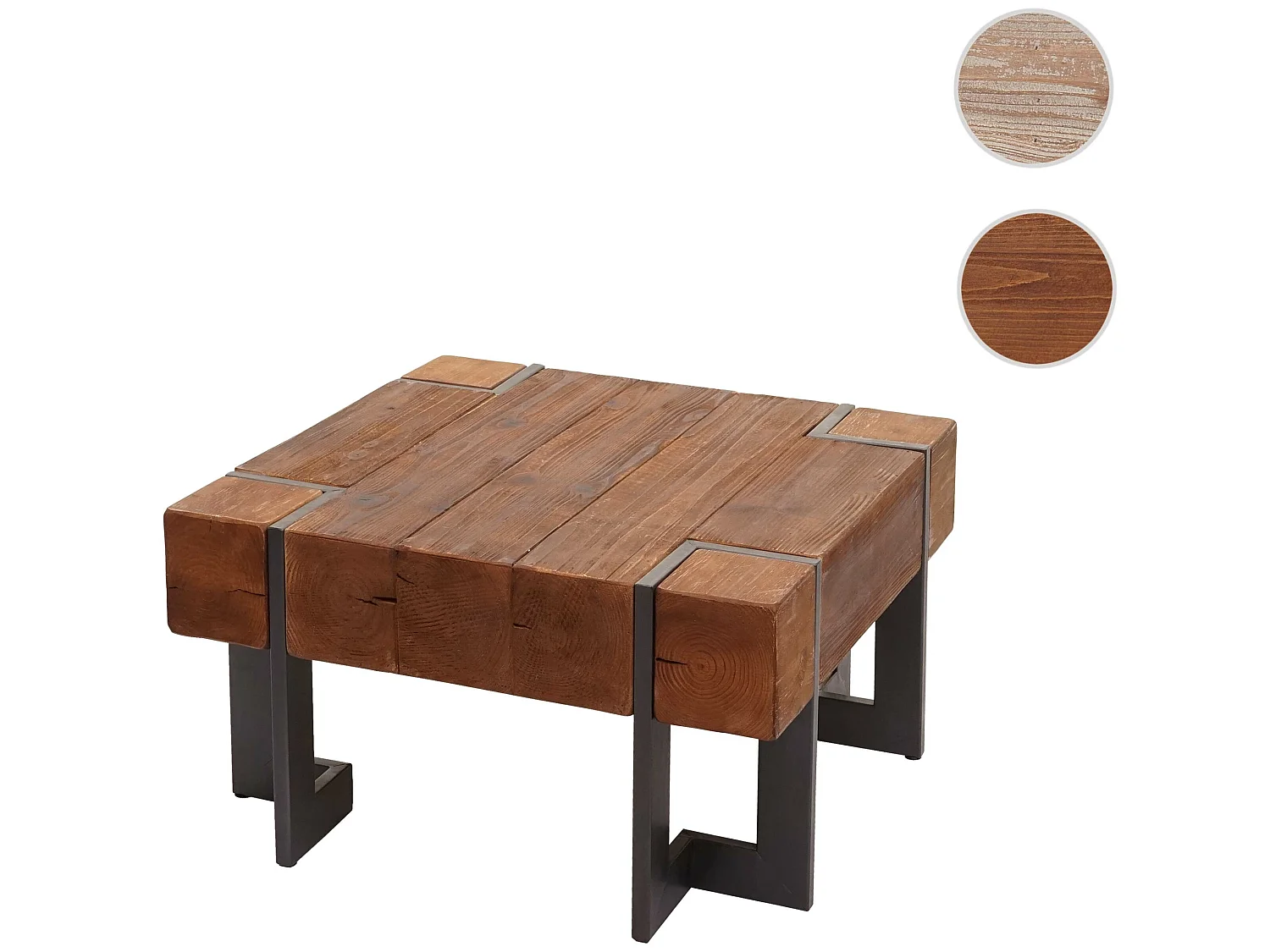 Stolik kawowy MCW-A15,  brązowy 70x70cm