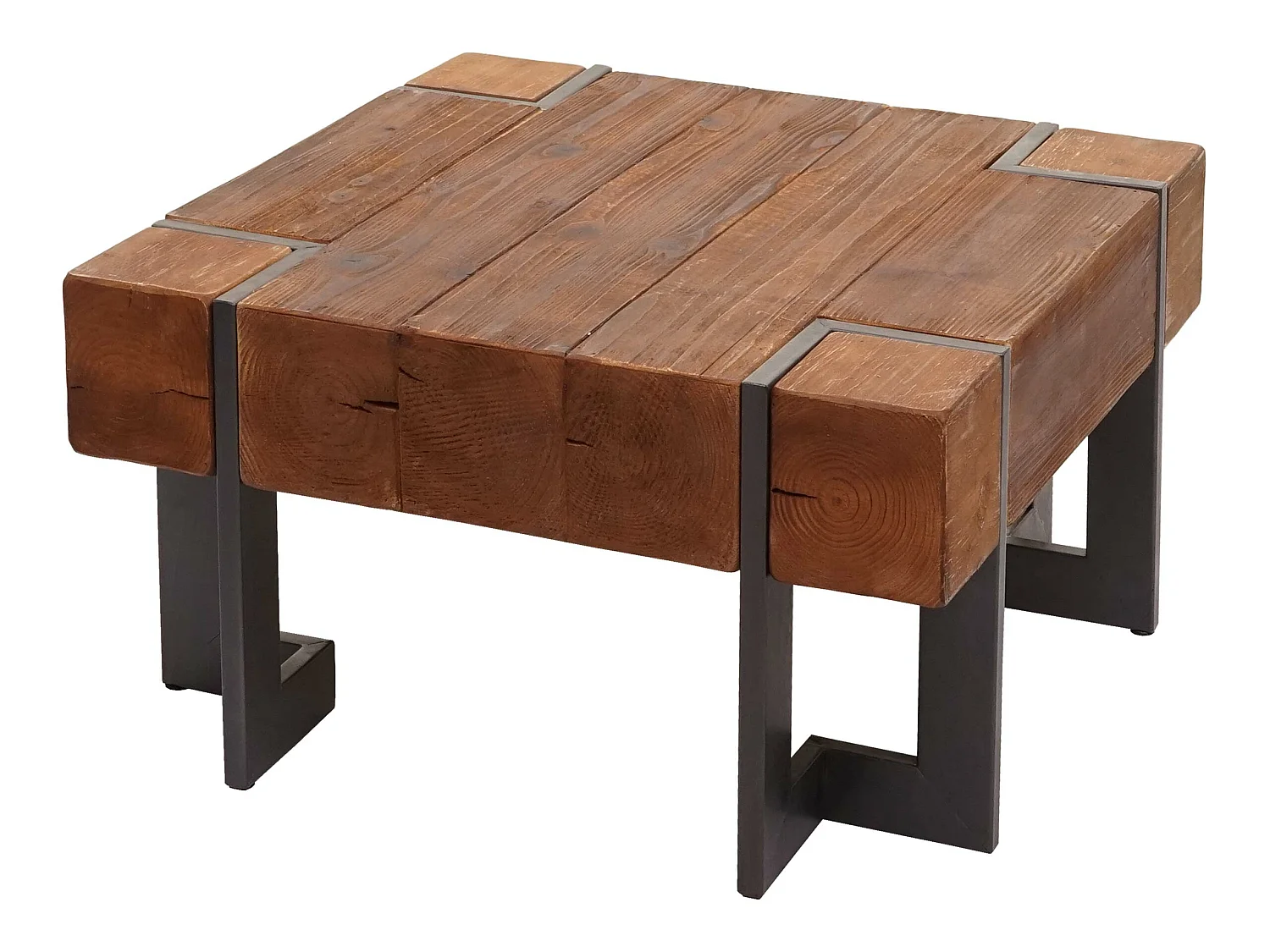 Stolik kawowy MCW-A15,  brązowy 70x70cm