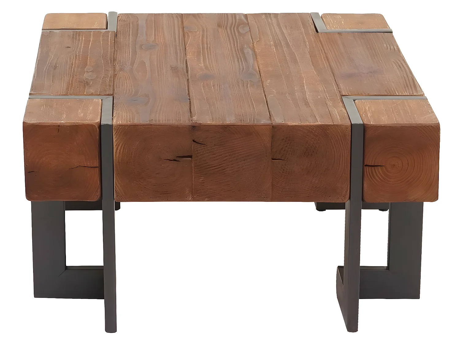 Stolik kawowy MCW-A15,  brązowy 70x70cm