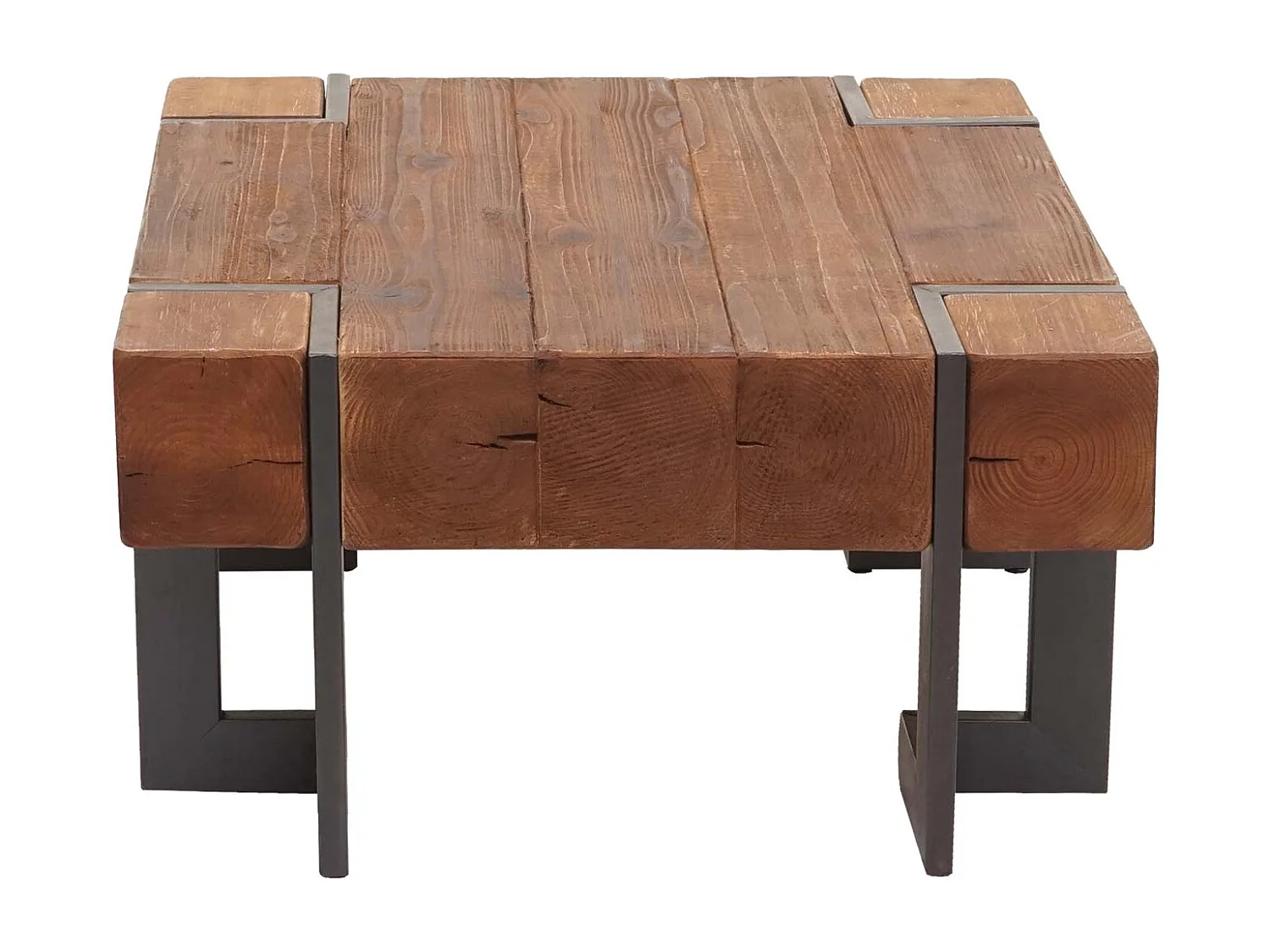 Stolik kawowy MCW-A15,  brązowy 70x70cm