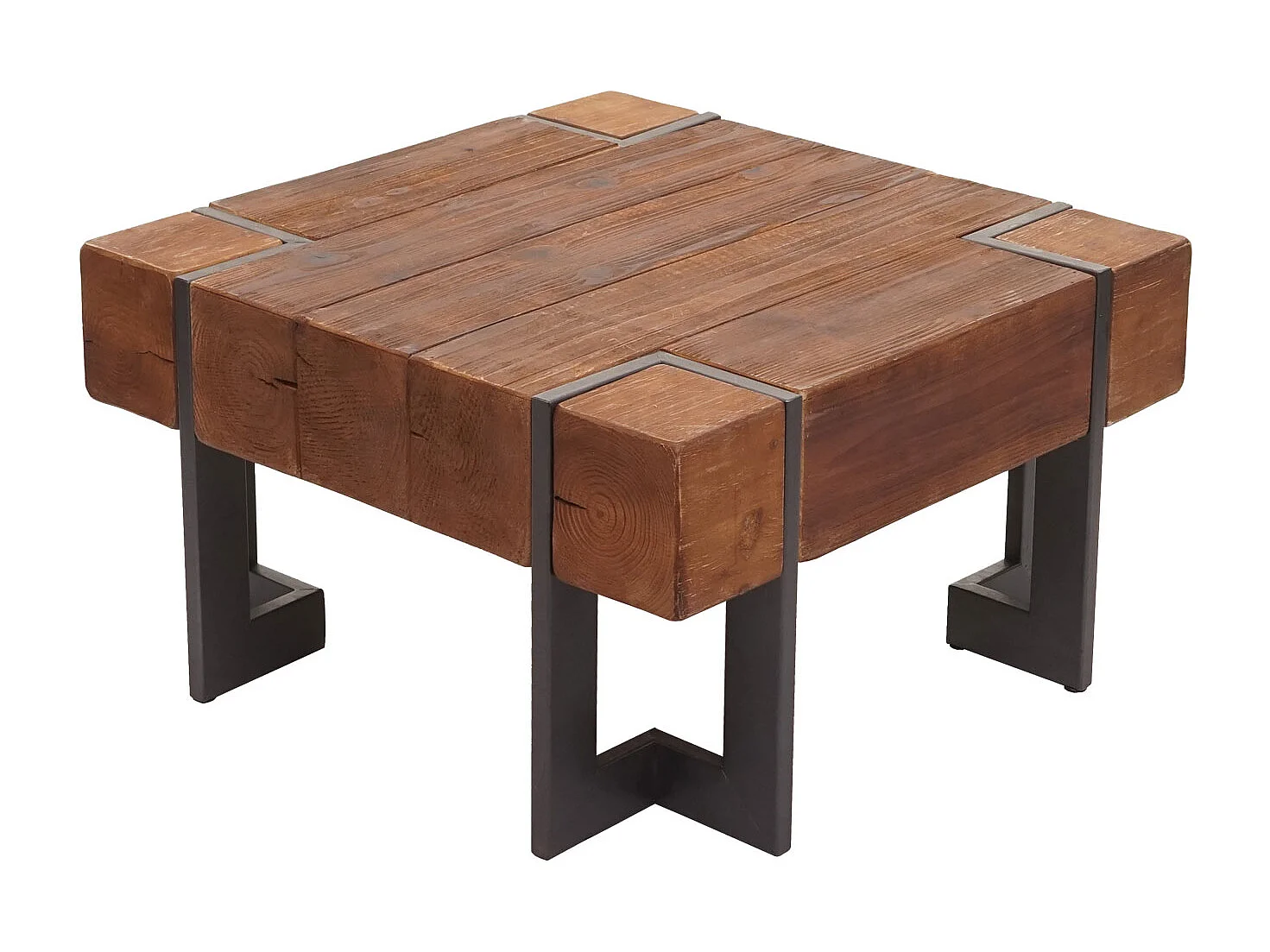 Stolik kawowy MCW-A15,  brązowy 70x70cm