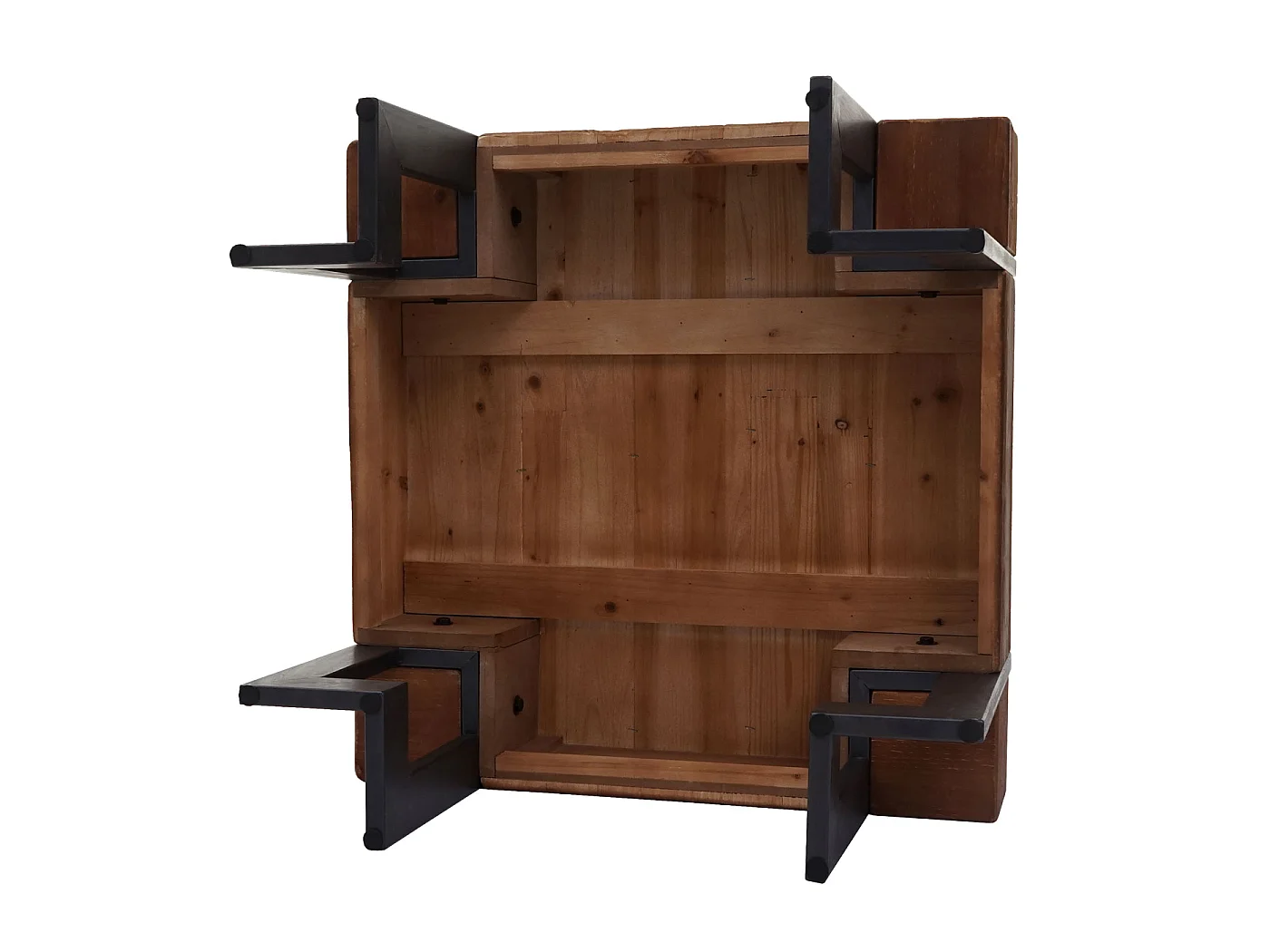 Salontafel MCW-A15,  bruin 70x70cm