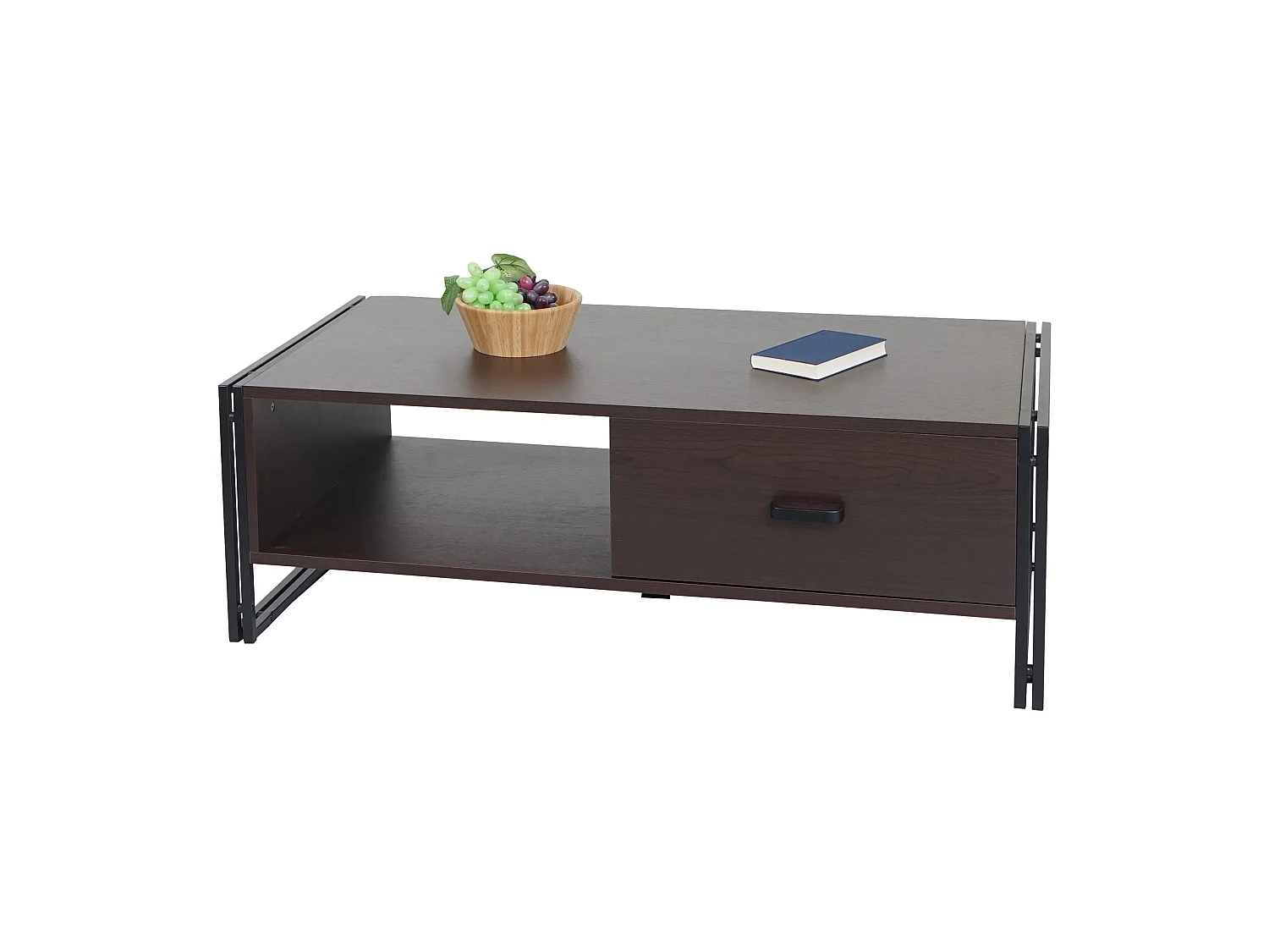 Table basse MCW-A27,  brun foncé