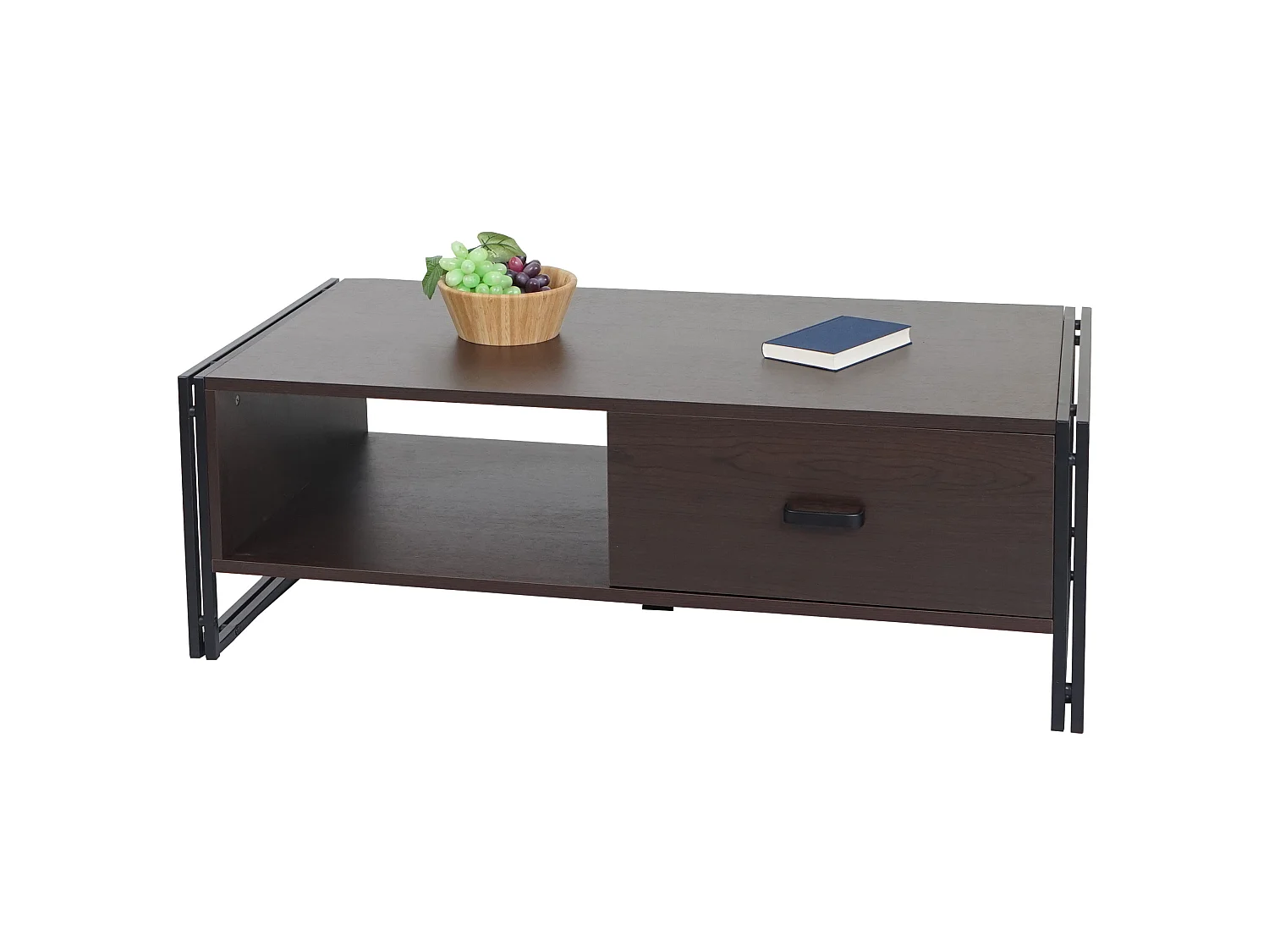 Table basse MCW-A27,  brun foncé