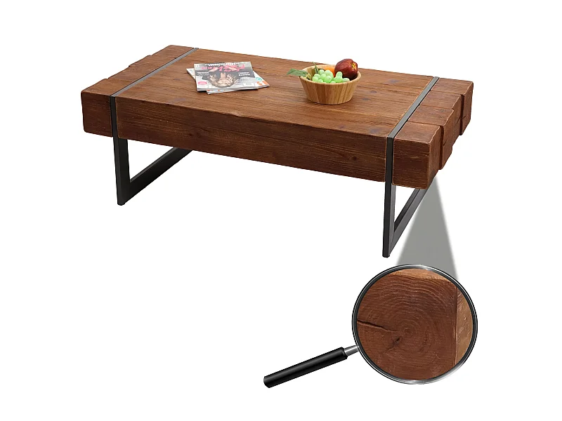 Couchtisch MCW-A15a, Braun