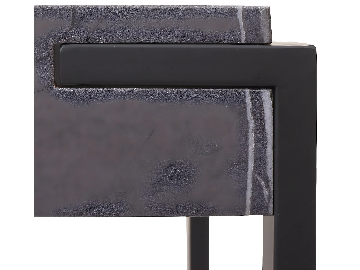 Table basse MCW-L53,  aspect marbre gris