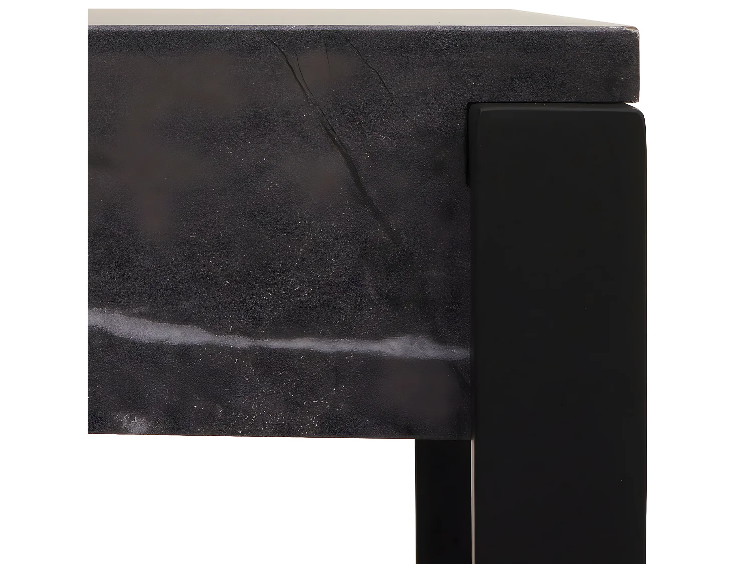 Table basse MCW-L53,  aspect marbre gris