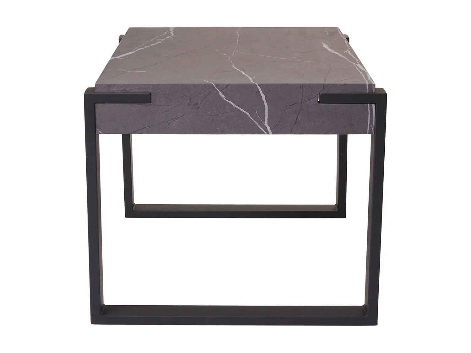 Couchtisch MCW-L53, Marmor-Optik grau
