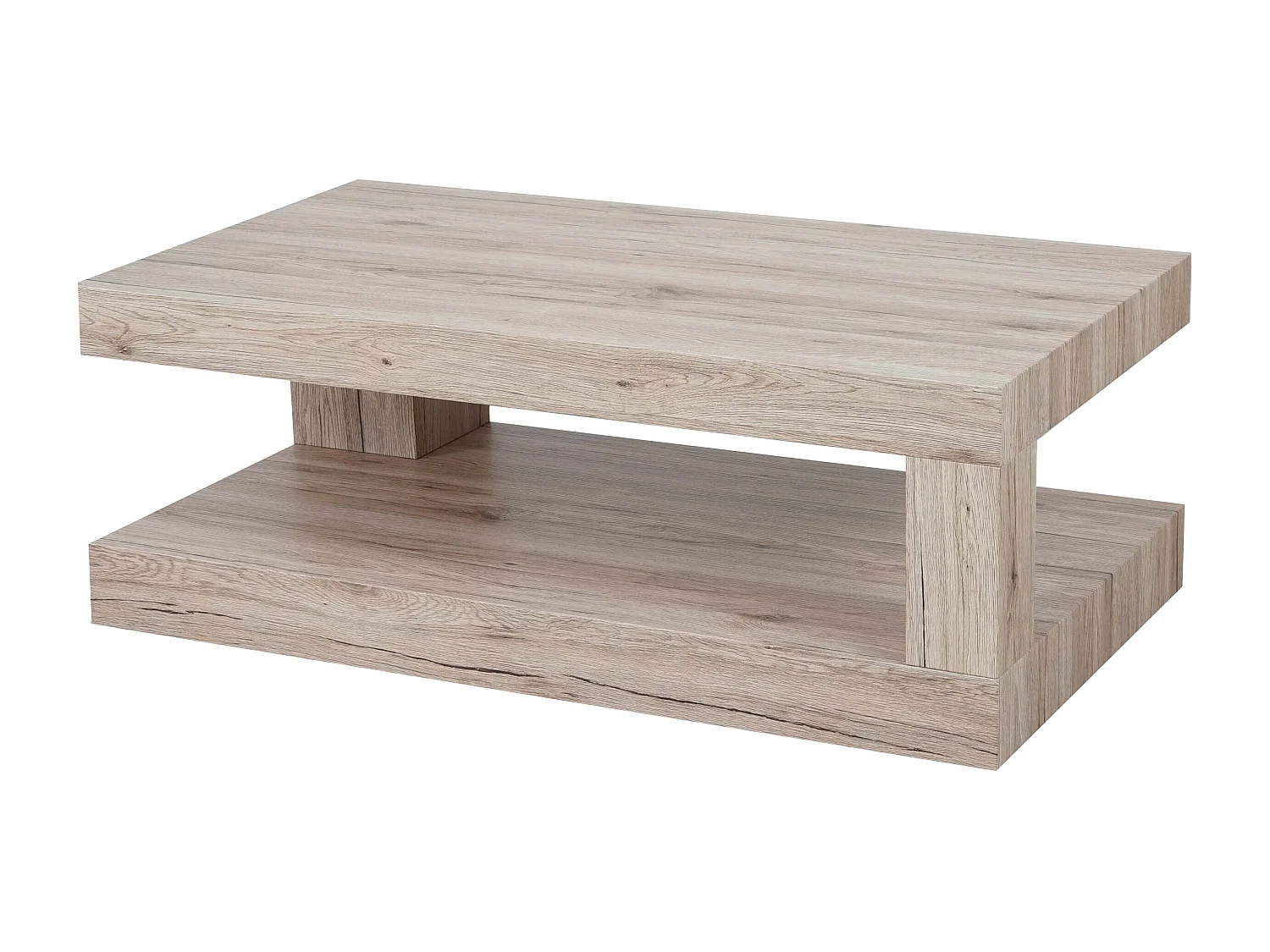 Salontafel MCW-A32 3D-structuur,  sanremo eiken look