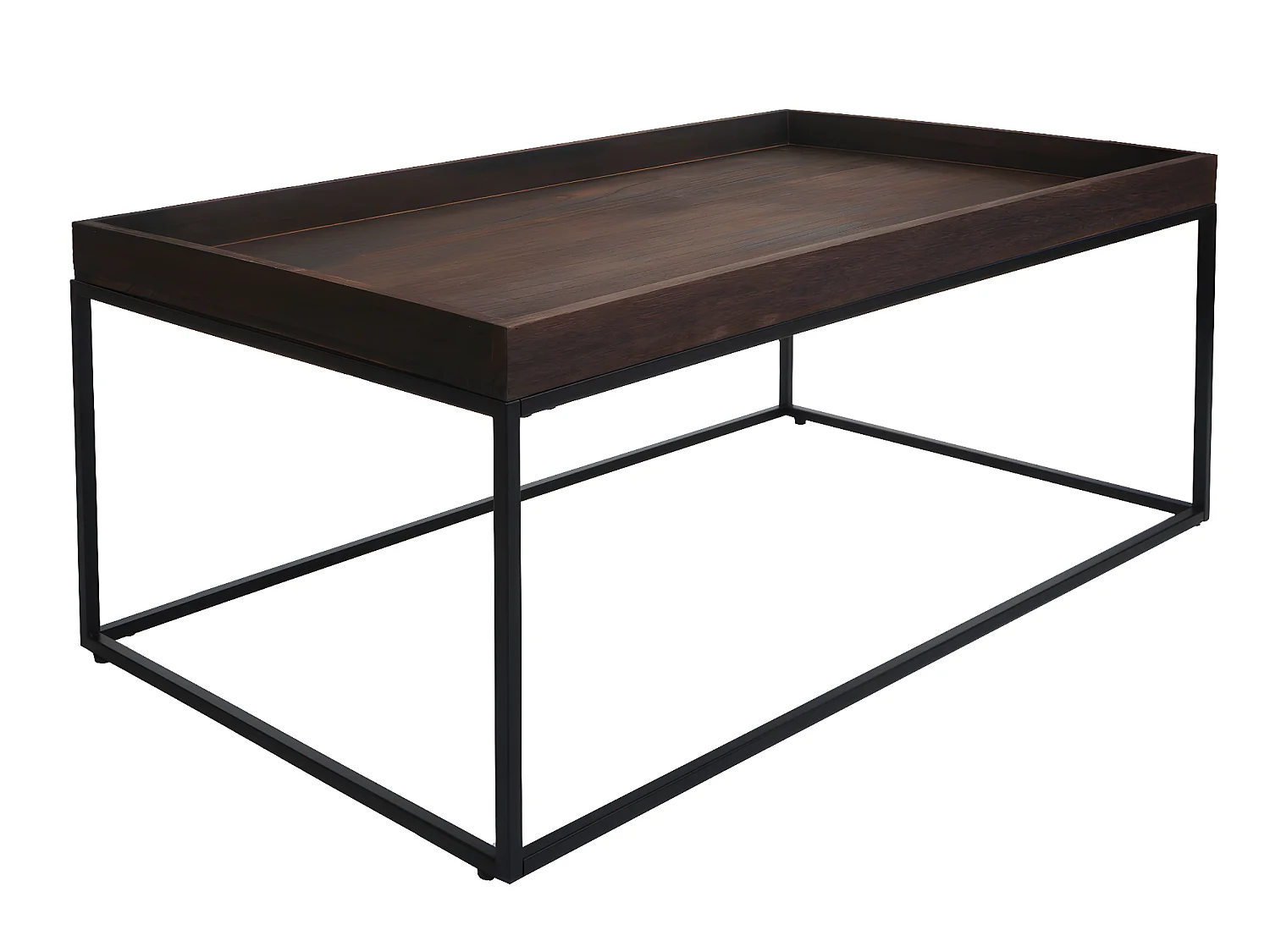 Mesa de centro MCW-K71,  castanho escuro