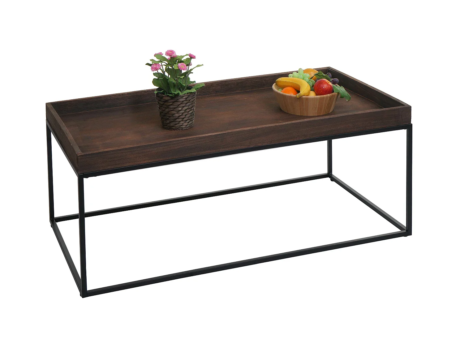 Table basse MCW-K71,  brun foncé