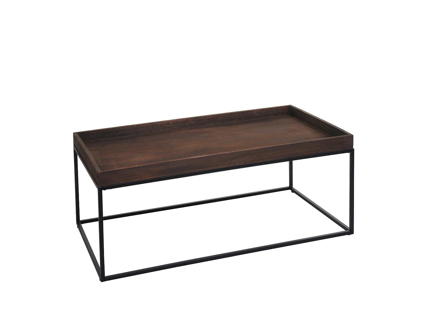 Stolik kawowy MCW-K71,  ciemny brąz