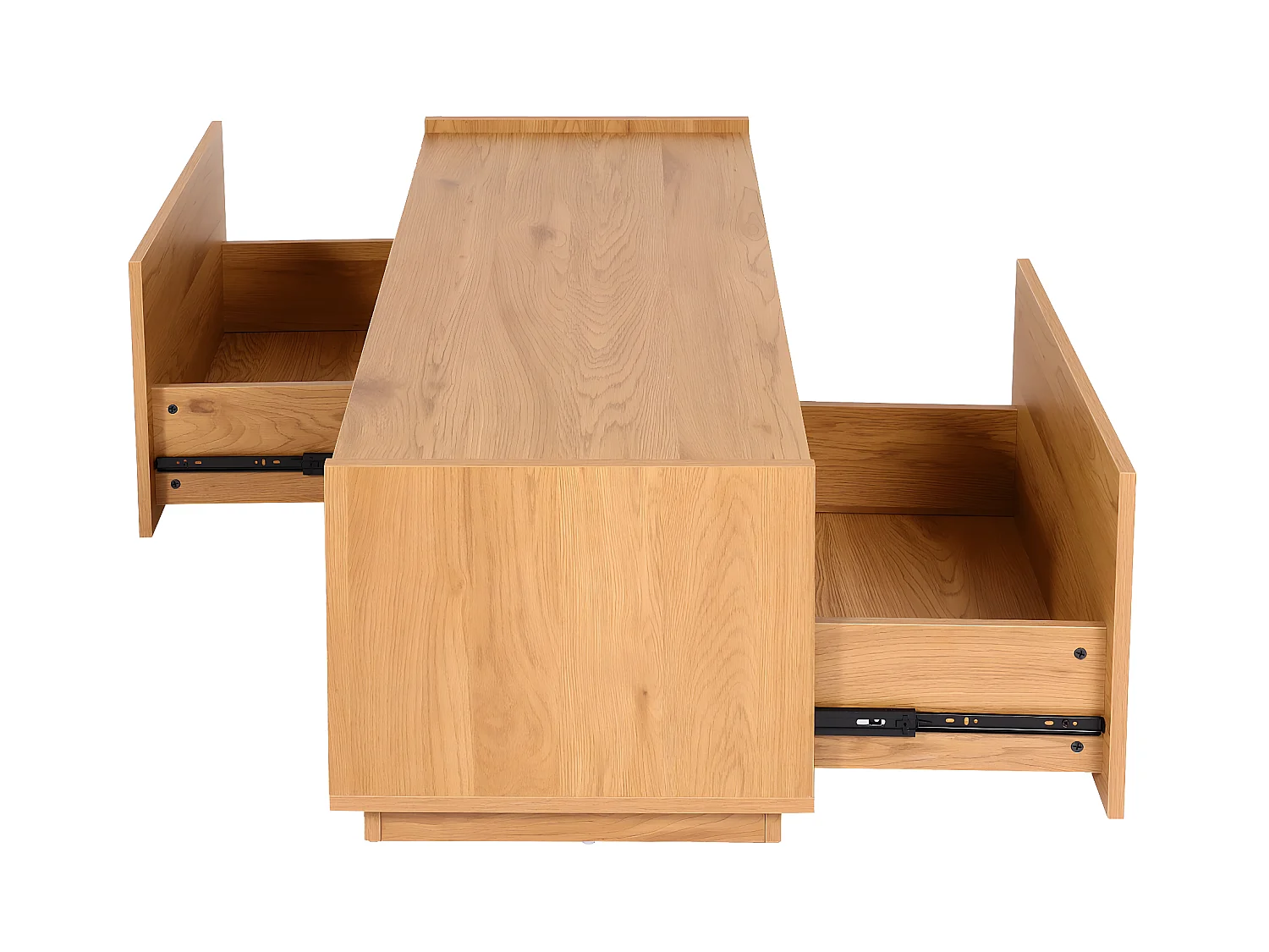 Table basse MCW-J78,  aspect chêne