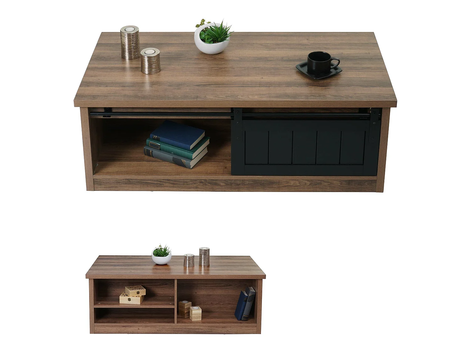 Salontafel MCW-K75,  bruin