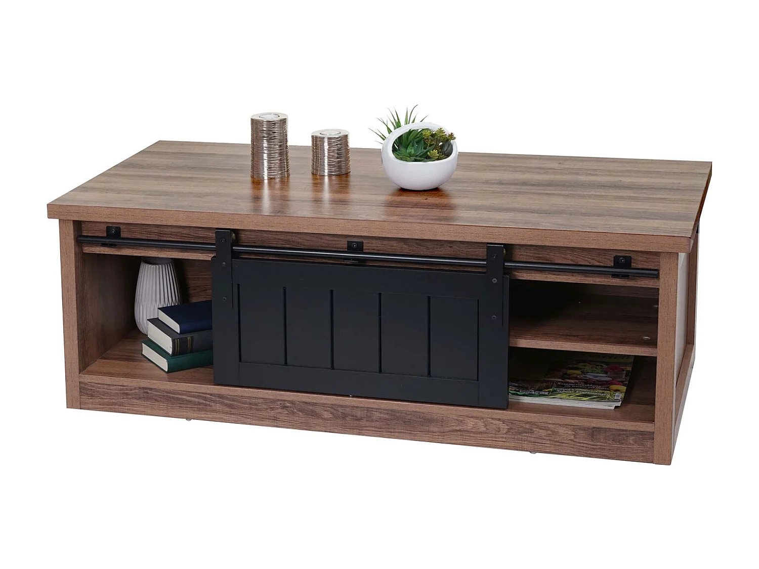 Sofabord MCW-K75,  brun