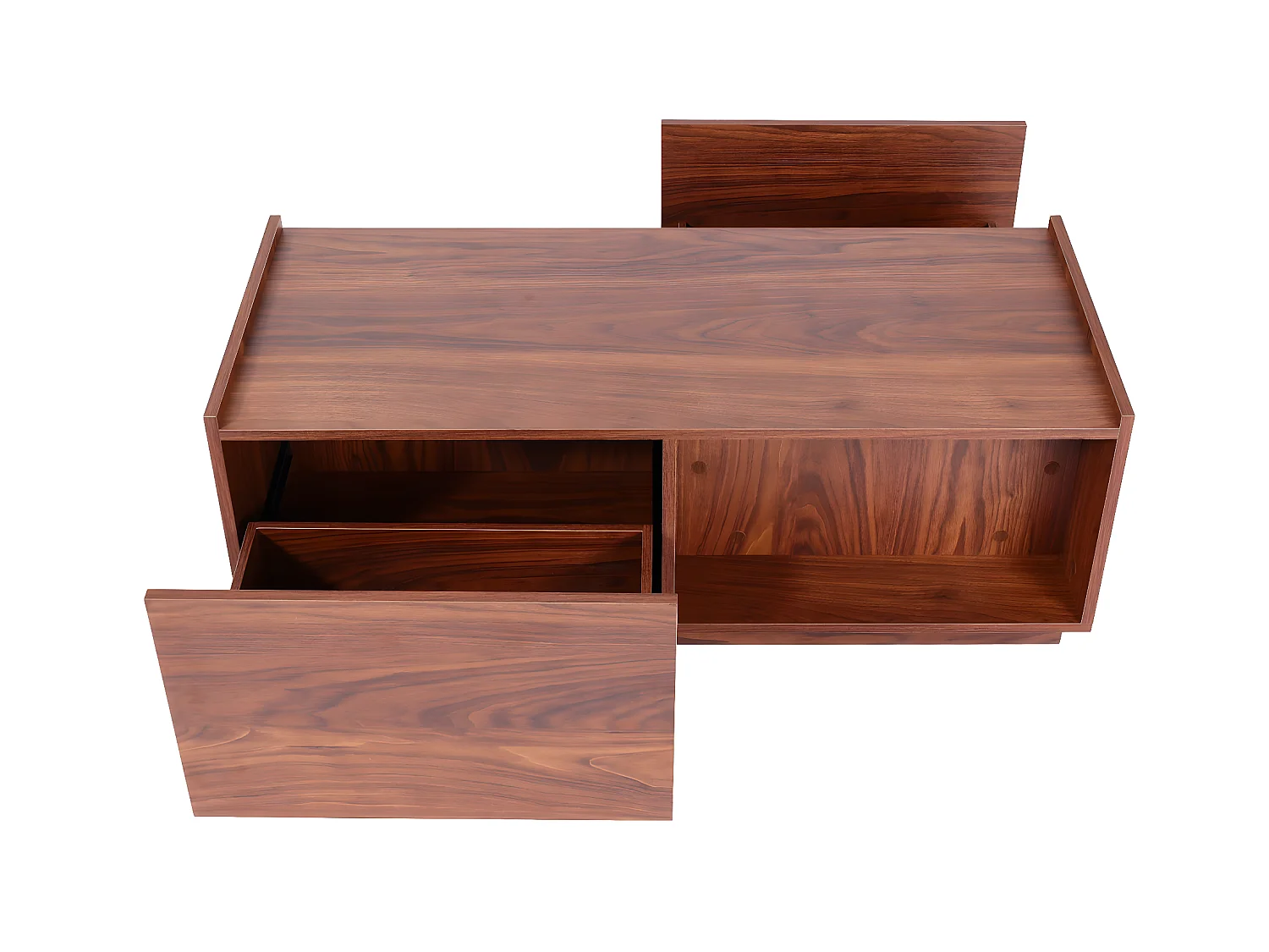 Table basse MCW-J78,  aspect noyer