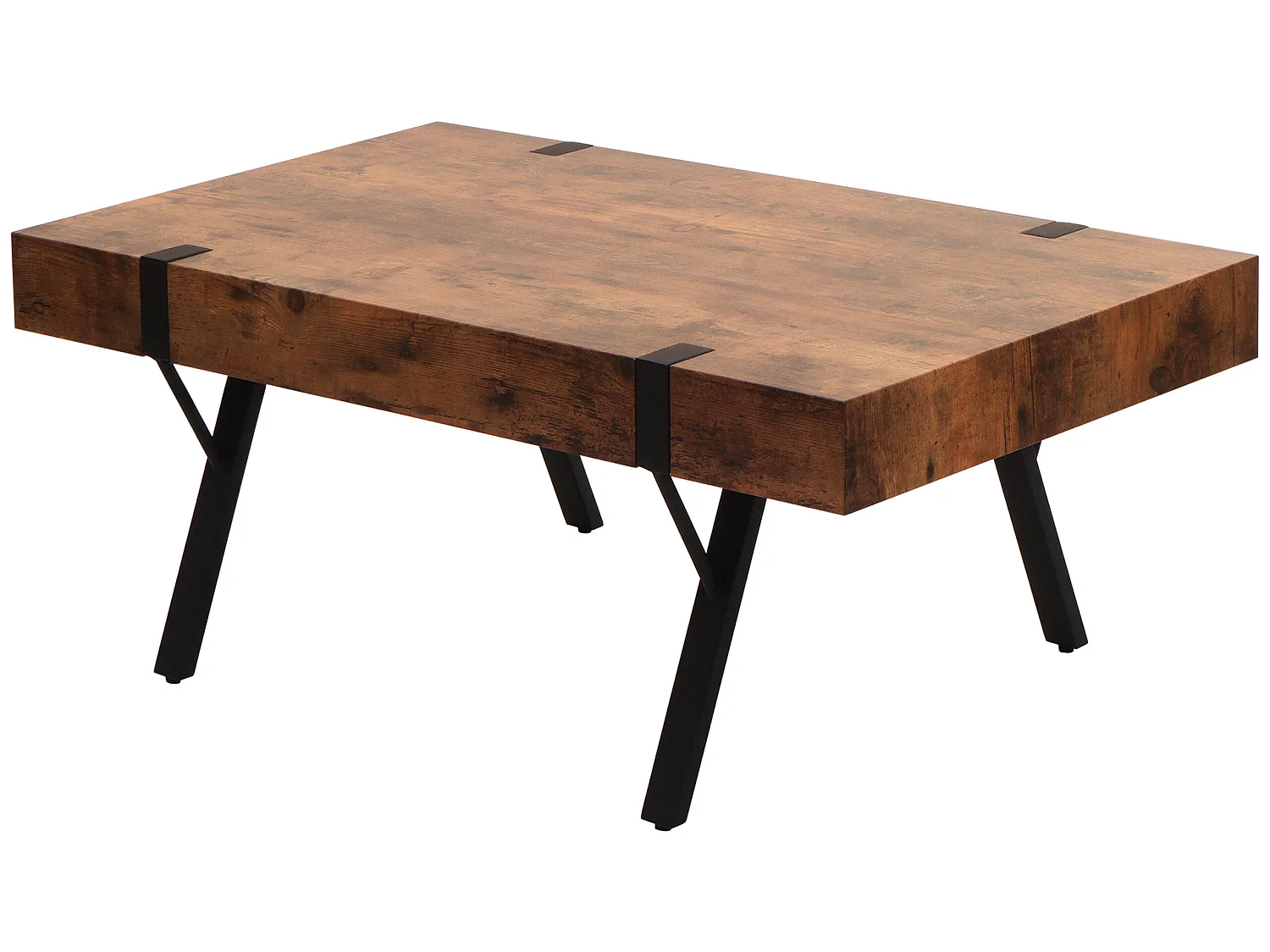 Table basse MCW-L54,  chêne sauvage foncé