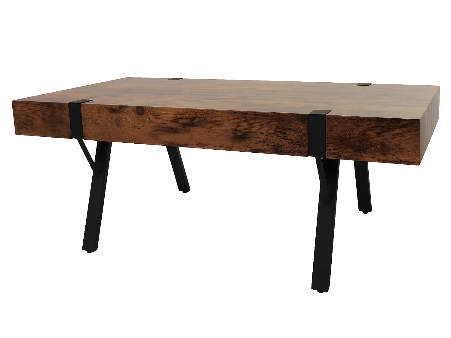 Table basse MCW-L54,  chêne sauvage foncé