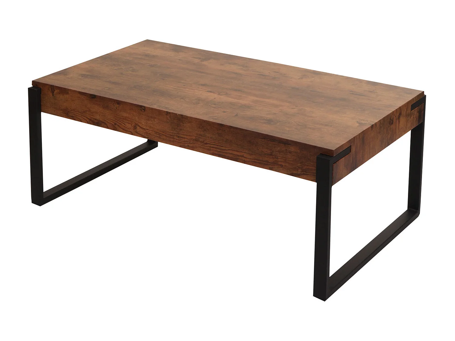 Couchtisch MCW-L53, Dunkle Wildeiche