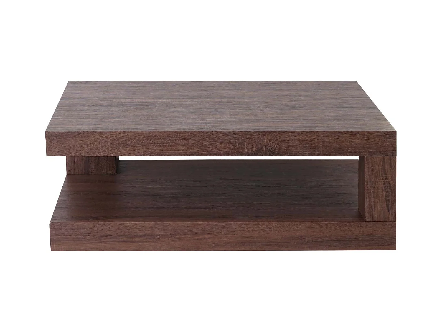 Salontafel MCW-A32 3D-structuur,  bruine eik-look