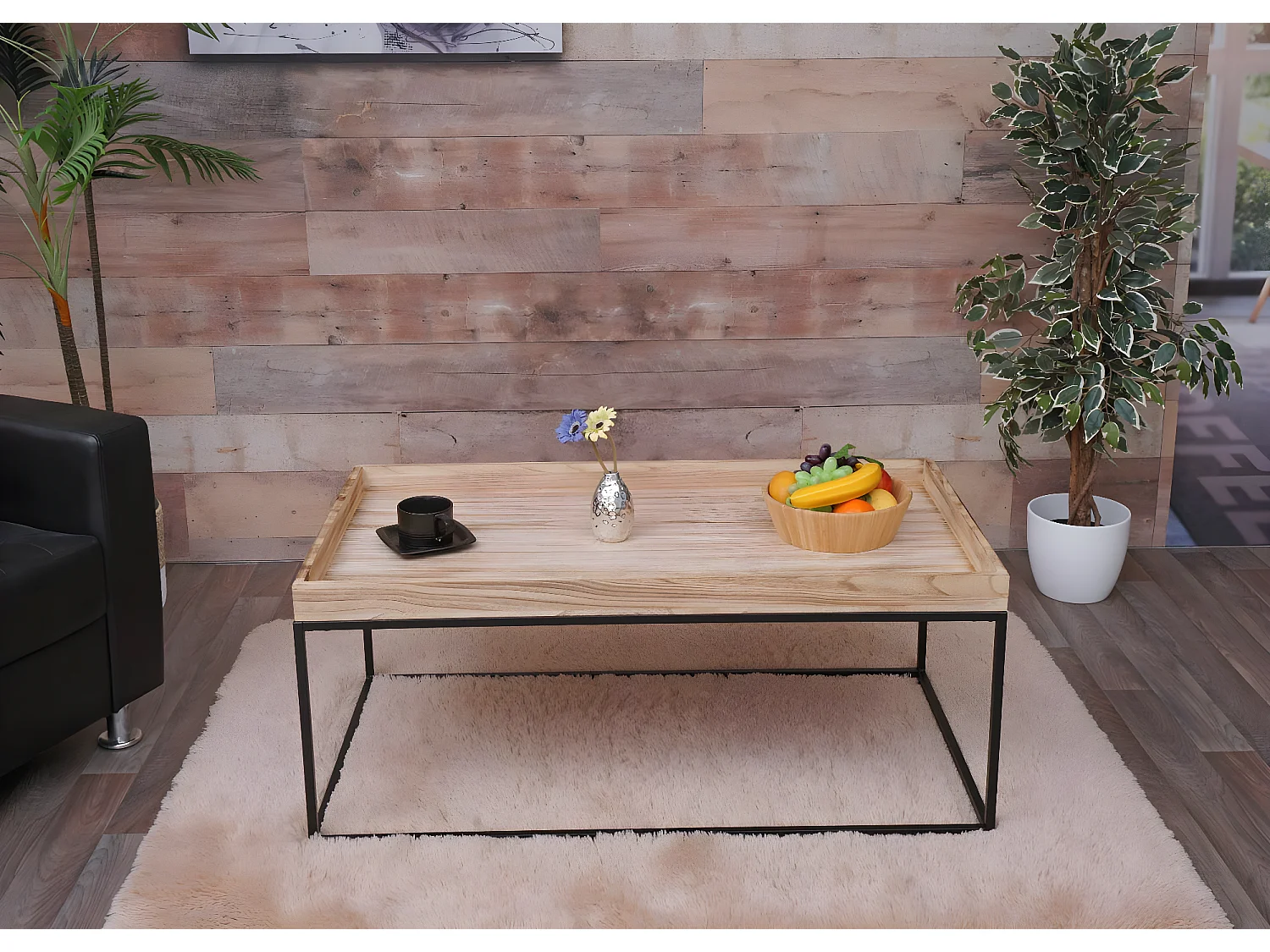 Table basse MCW-K71,  naturel