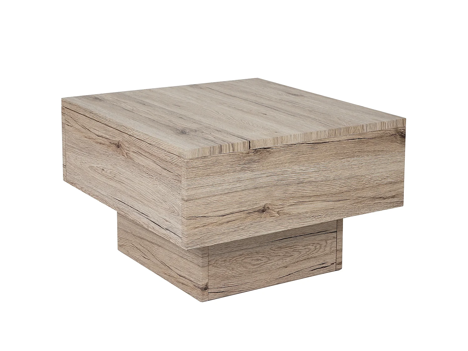 Salontafel MCW-A31 3D-structuur,  sanremo eiken look