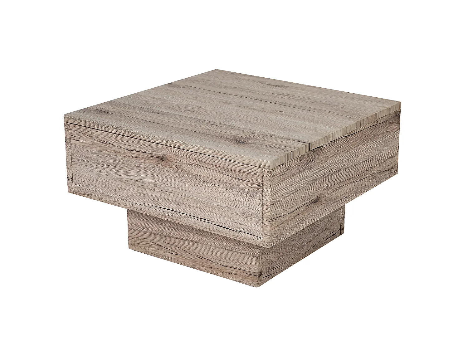 Salontafel MCW-A31 3D-structuur,  sanremo eiken look