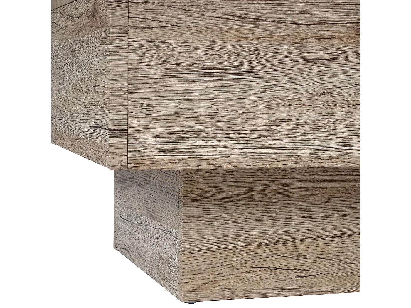 Salontafel MCW-A31 3D-structuur,  sanremo eiken look