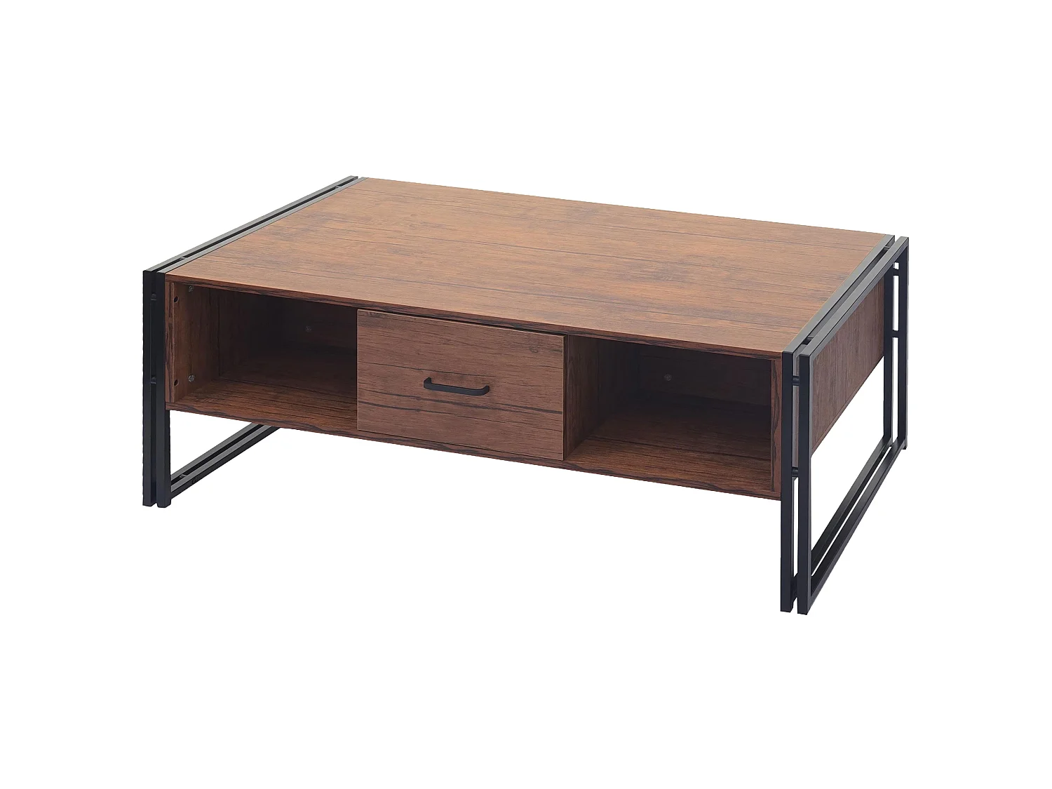 Table basse MCW-A27b,  aspect chêne sauvage