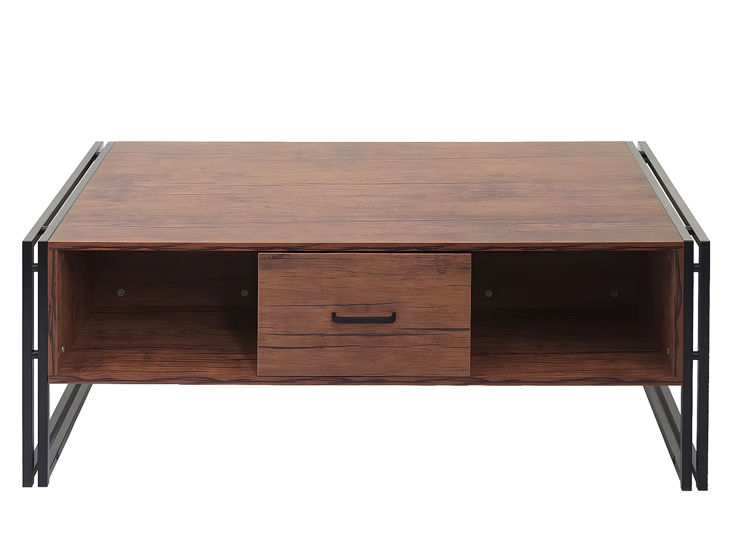 Table basse MCW-A27b,  aspect chêne sauvage