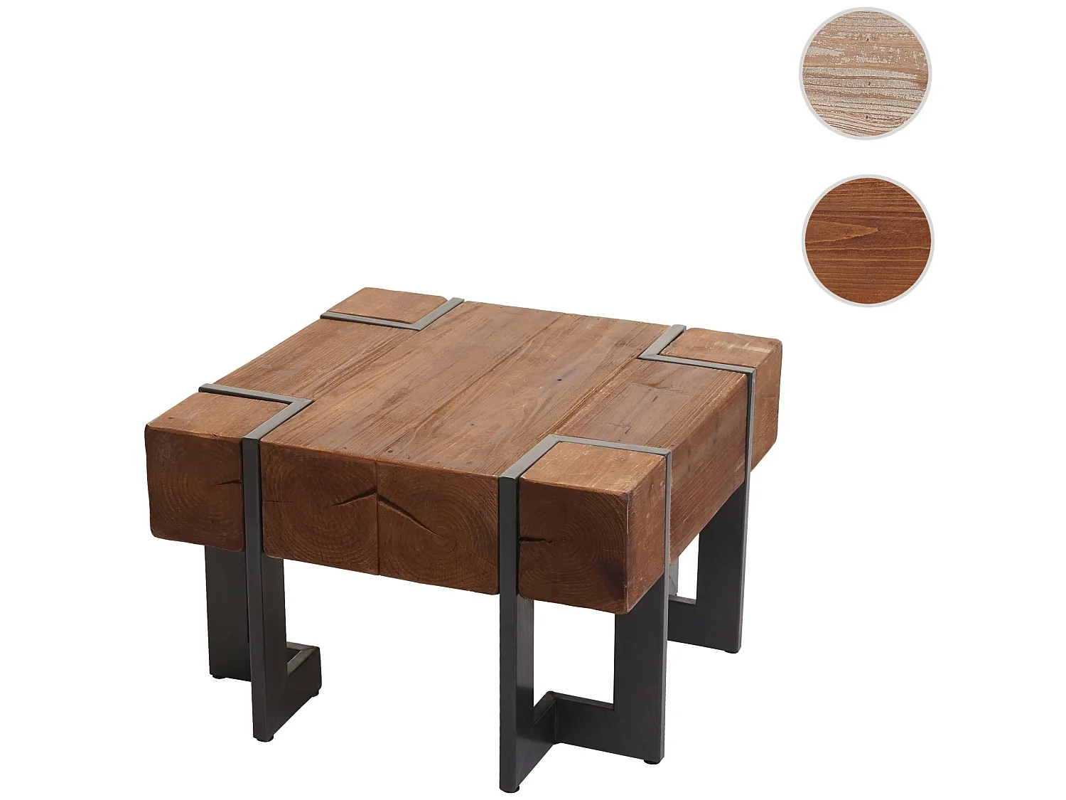 Stolik kawowy MCW-A15,  brązowy 60x60cm