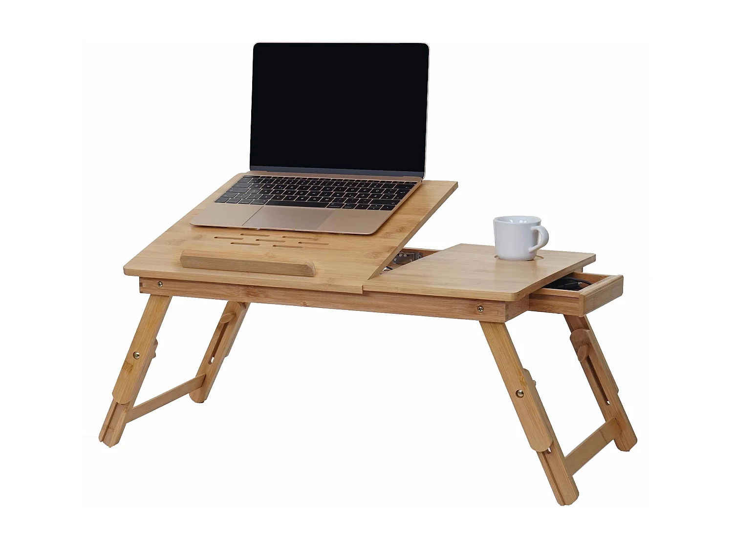 Table pour ordinateur portable MCW-B81 Bambou Pliable