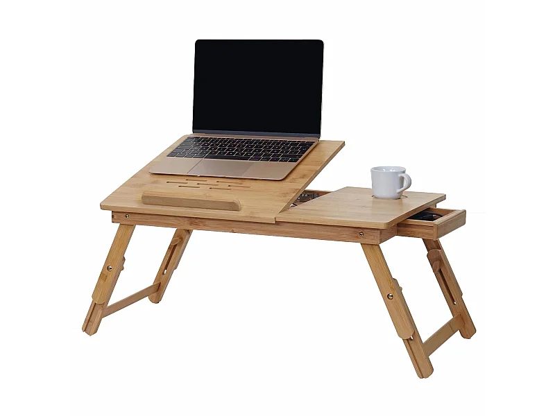 Table pour ordinateur portable MCW-B81 Bambou Pliable