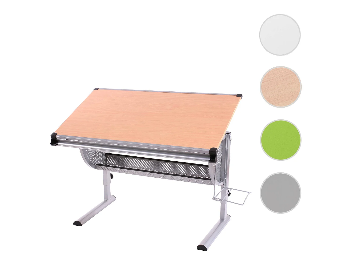 Pupitre escolar Preston,  natural, haya