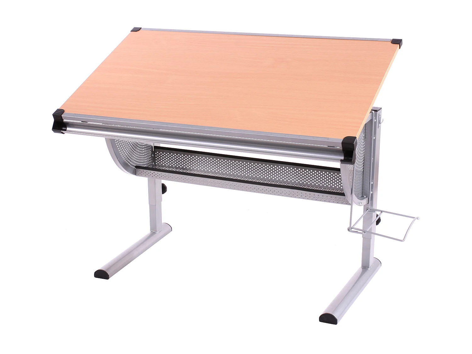 Biurko szkolne Preston,  naturalny, buk