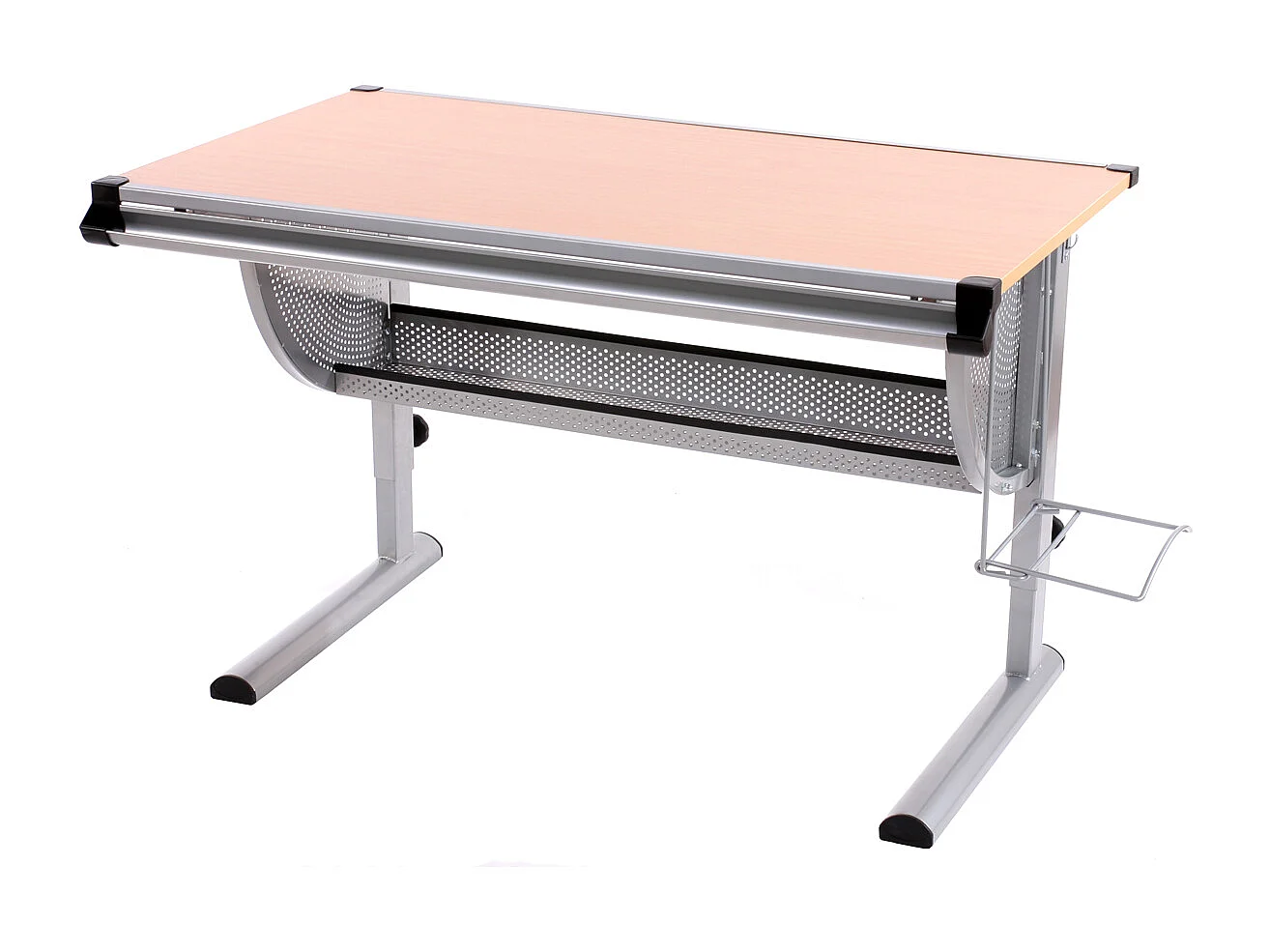 Biurko szkolne Preston,  naturalny, buk