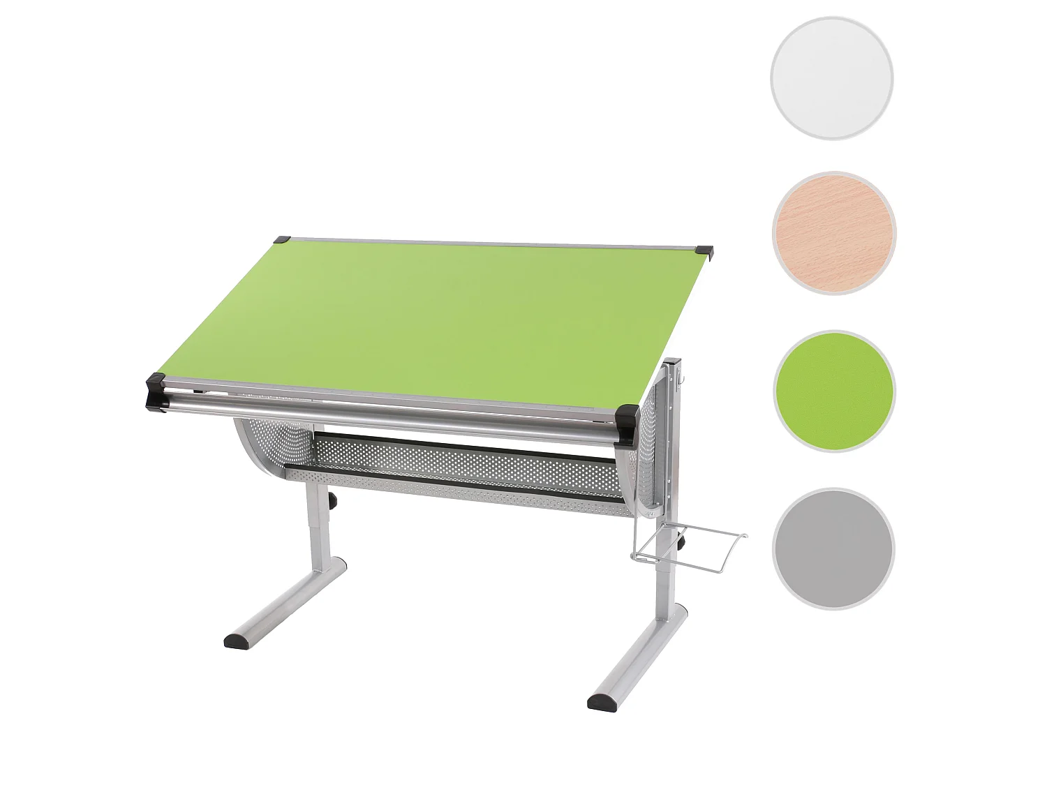 Biurko szkolne Preston,  Zielony