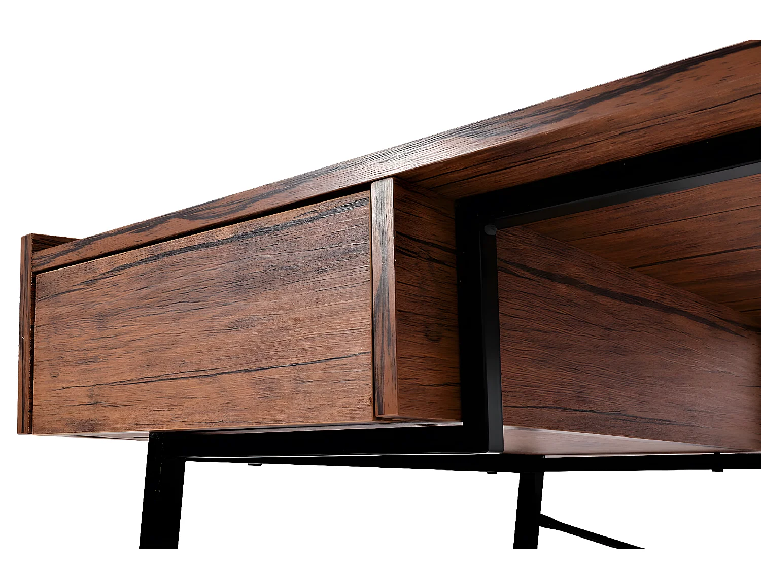 Bureau MCW-J97 3D-structuur,  bruin