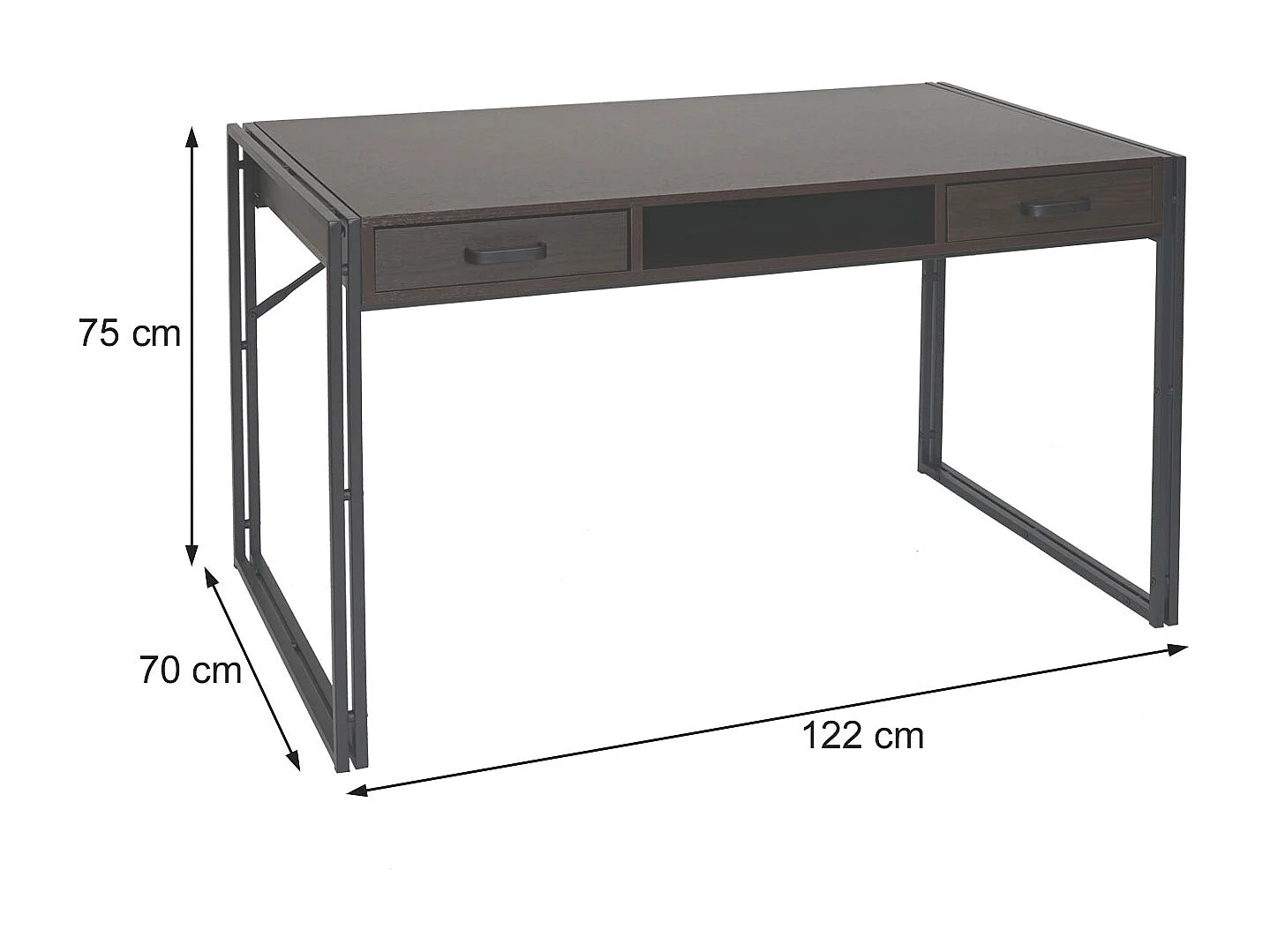 Bureau MCW-A27,  aspect chêne sauvage