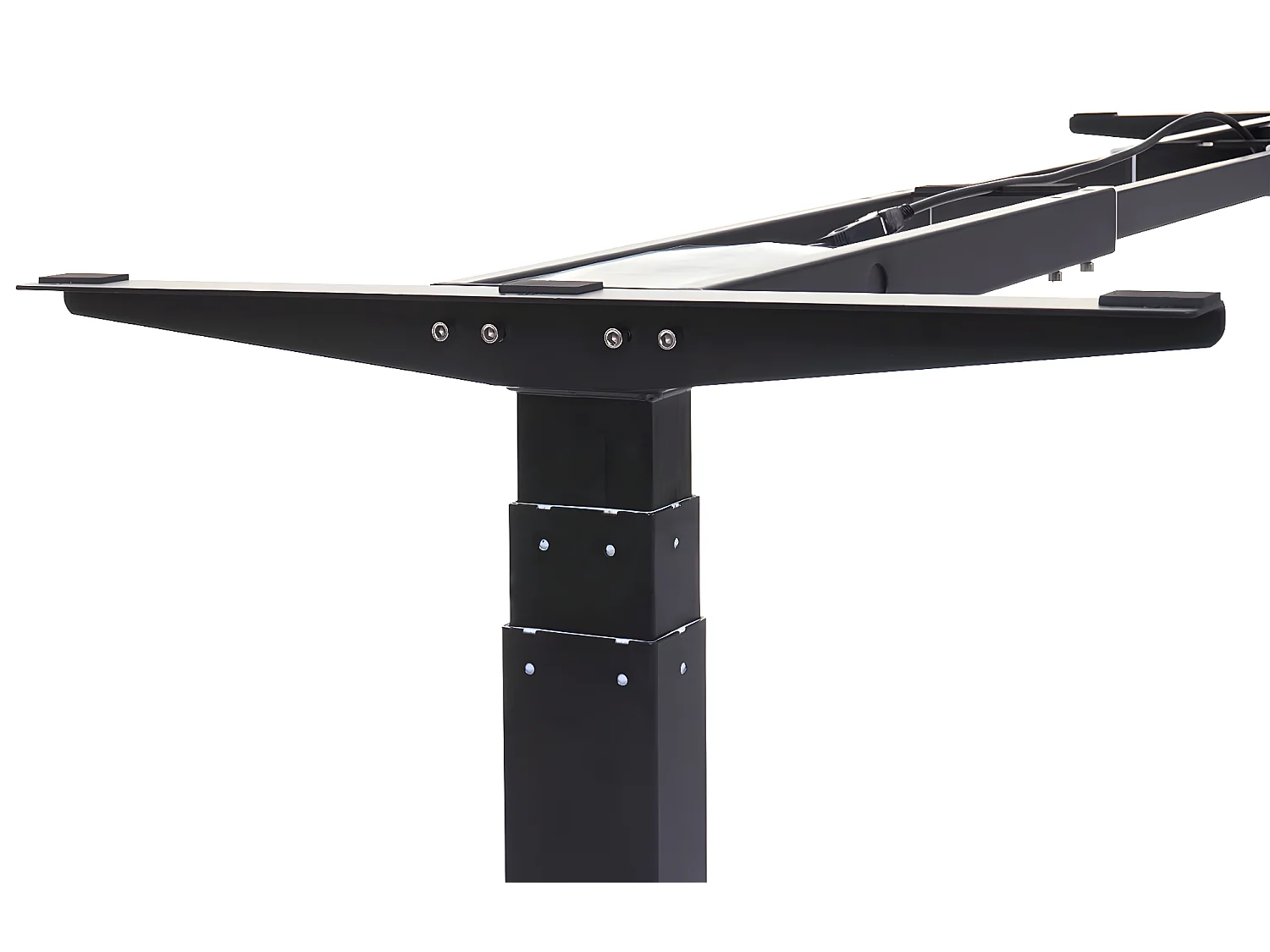 Gestell MCW-D40 für Schreibtisch, Schwarz